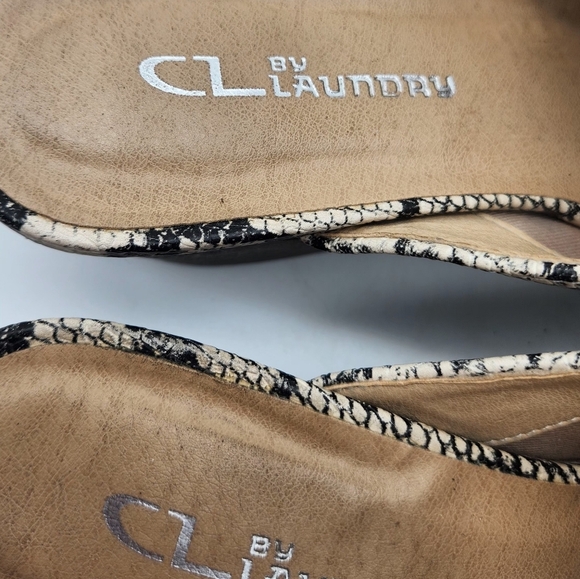 Chinese Laundry Women's Snake Print Slip On Heeled Mules Shoes Size 7 M - Picture 6 of 10